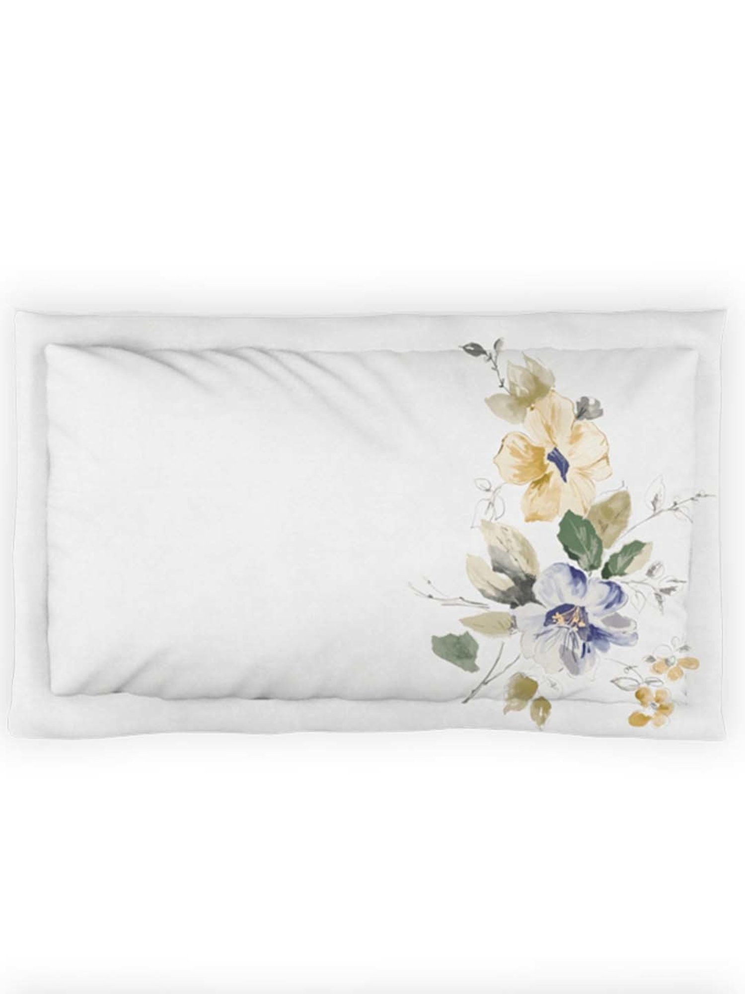 Ddecor Live beautiful Radiance Purple 144 TC Cotton Single Bedsheet with 1 Pillow Cover