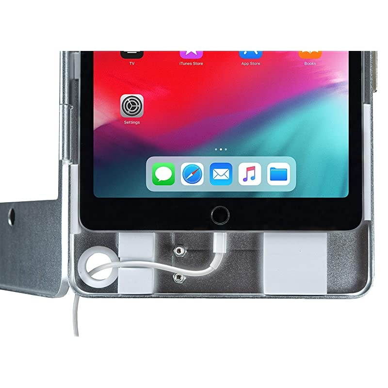 PADASK Dual Security Kiosk Stand with Locking Case and Cable for iPad Gen 5 2017 iPad Gen 6 2018 iPad Air and iPad Pro 97