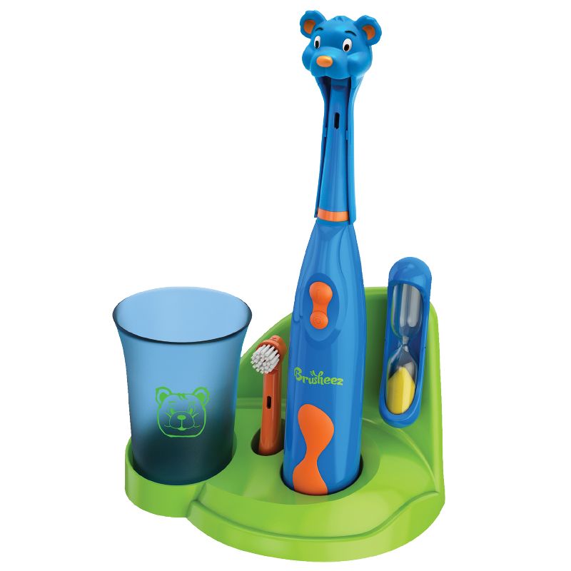 Brusheez Buddy the Bear Children's Electric Kids Toothbrush Set