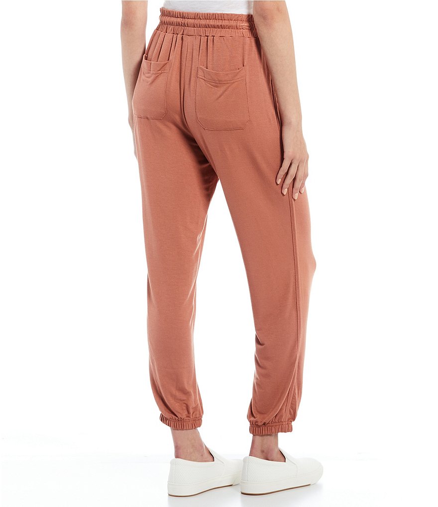 Copper Key Pocketed French Terry Jogger Pants
