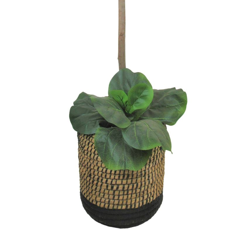 60" Artificial Fig Tree in Natural Basket - LCG Florals