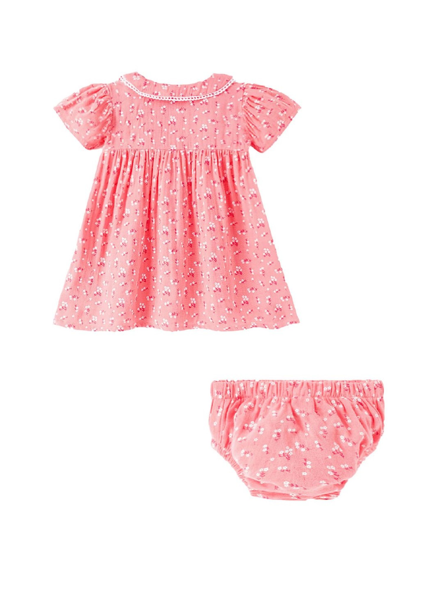 Ed-a-Mamma Baby Pink Floral Print Dress