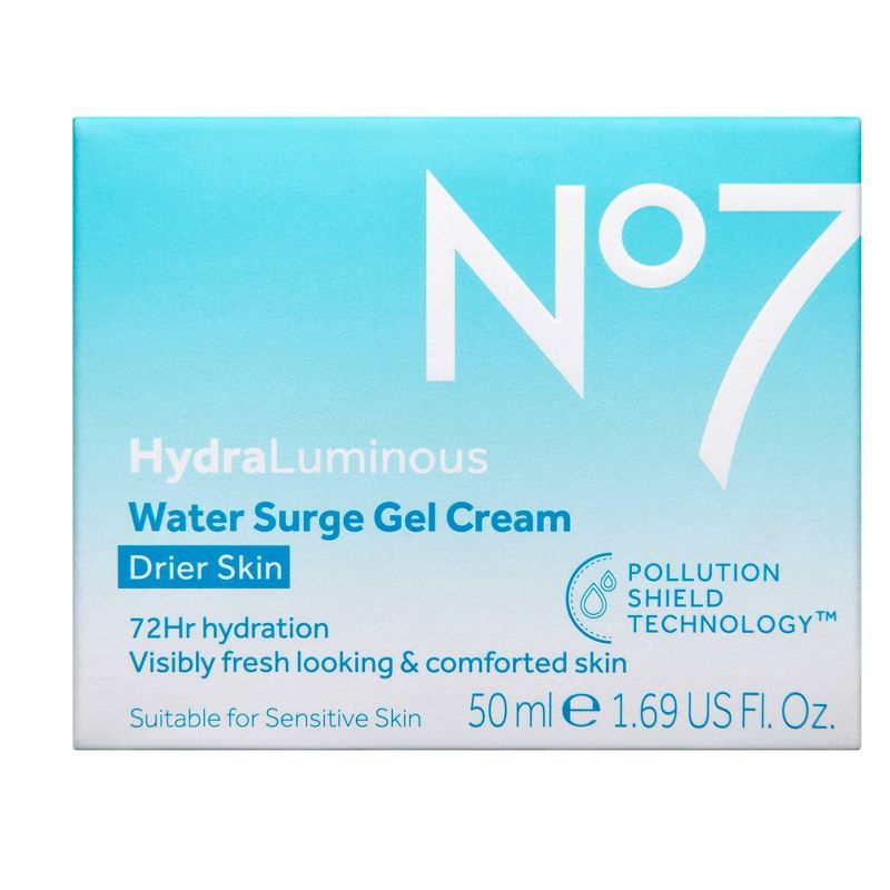 No7 HydraLuminous Water Surge Gel Cream - 1.69 fl oz