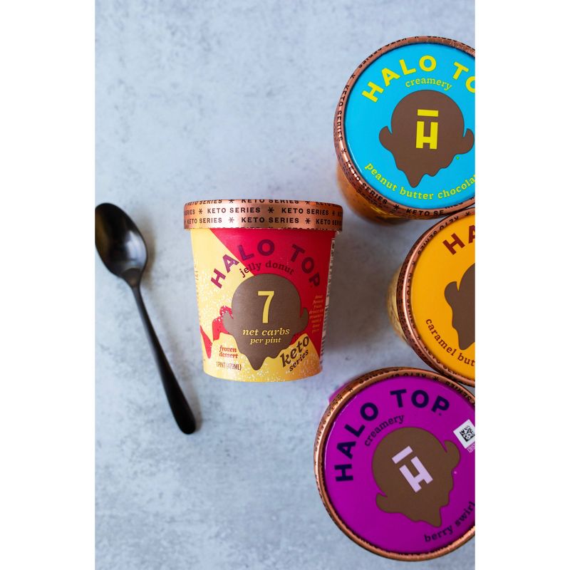 Halo Top Keto Peanut Butter Chocolate Frozen Dessert - 16oz