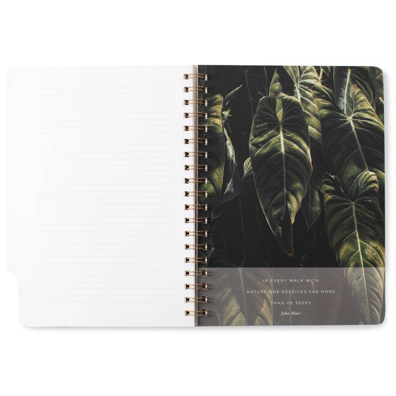 180 sheet College Ruled 5 Subject Spiral Notebook Large Tab Stay Curious - Fringe