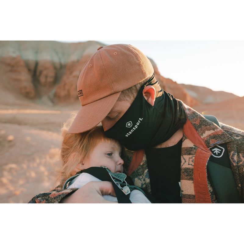 Stansport Microfiber Neck Gaiter  - Black - 2 Pack