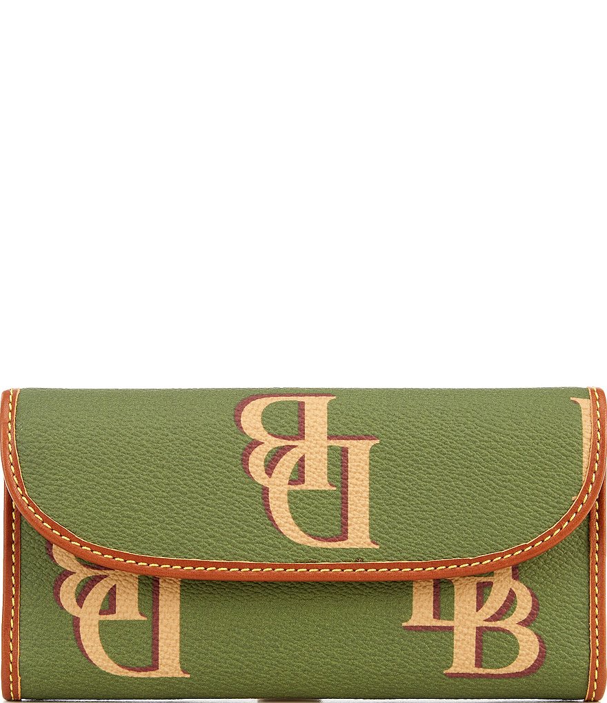 Dooney & Bourke Signature Monogrammed Collection Continental Clutch