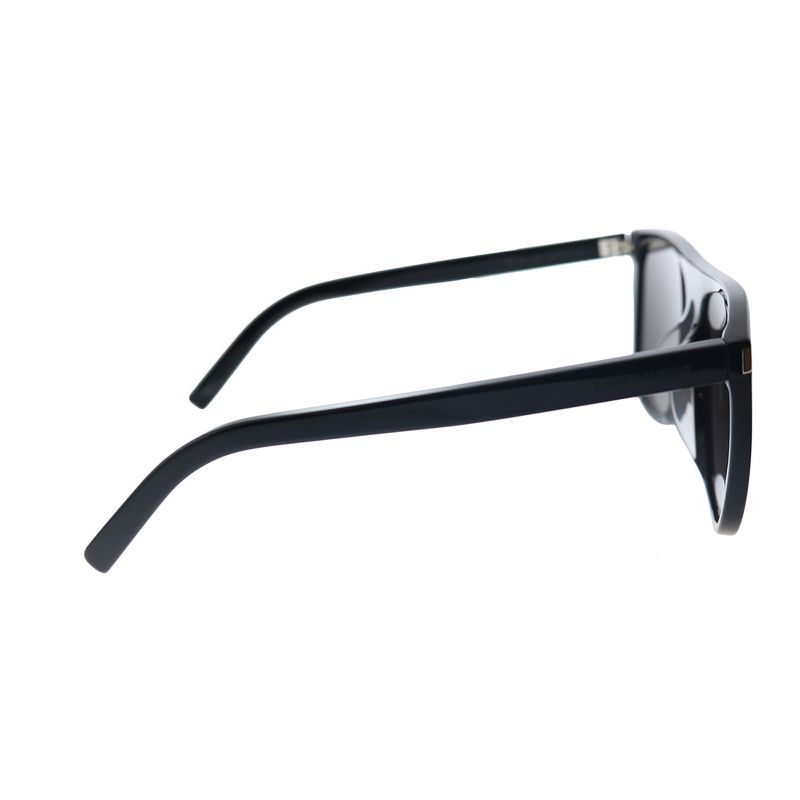 Saint Laurent SL 1/F 001 Womens Square Sunglasses Black 58mm