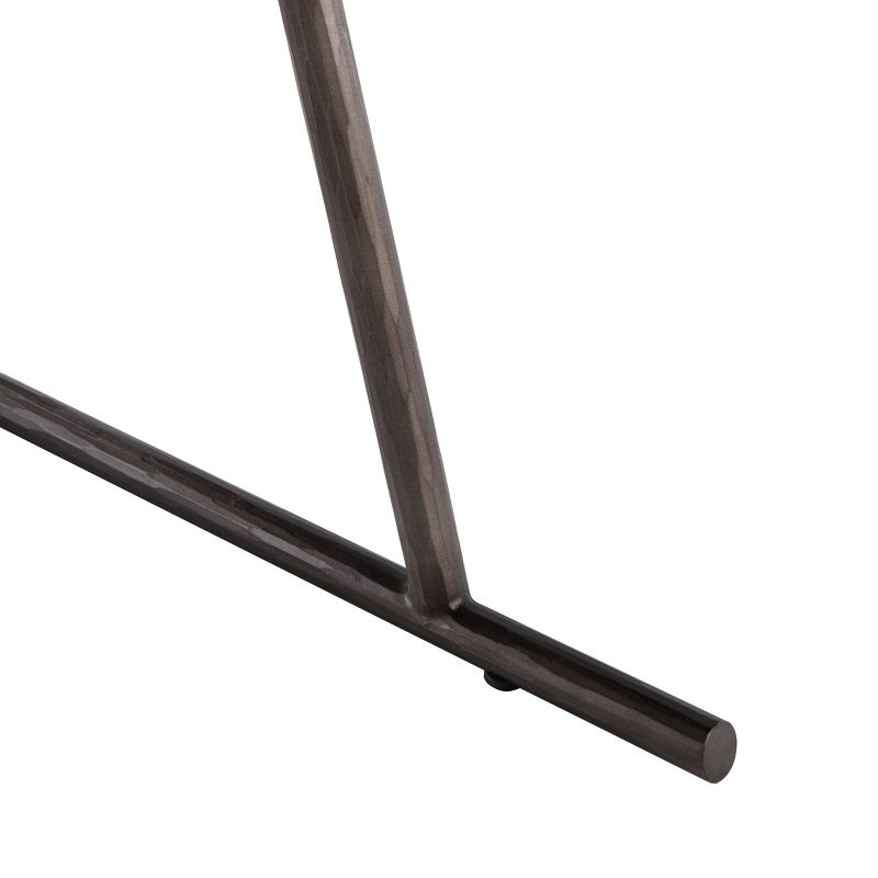 Ferrell Modern Wood Desk Dark Walnut - Safavieh