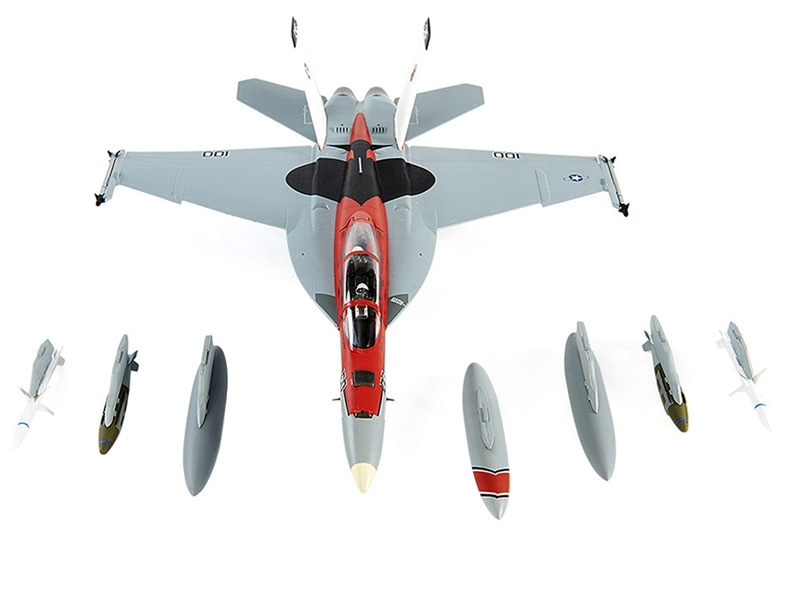 McDonnell Douglas F/A-18F Super Hornet Fighter Plane "U.S. Navy VFA-41 Black Aces USS John C. Stennis 70th Anniversary Edition" (2015) 1/72 Diecast Model by JC Wings