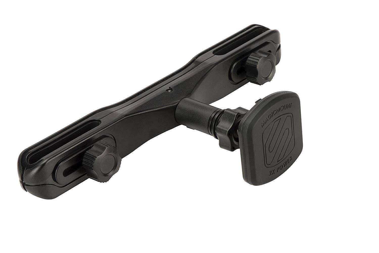 SCOSCHE MAGTHM2 MagicMount XL Universal Magnetic Phone/GPS/Tablet Headrest Mount for the Car