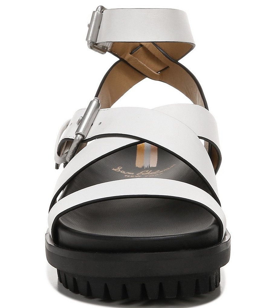 Sam Edelman Eleanora Leather Ankle Wrap Sandals