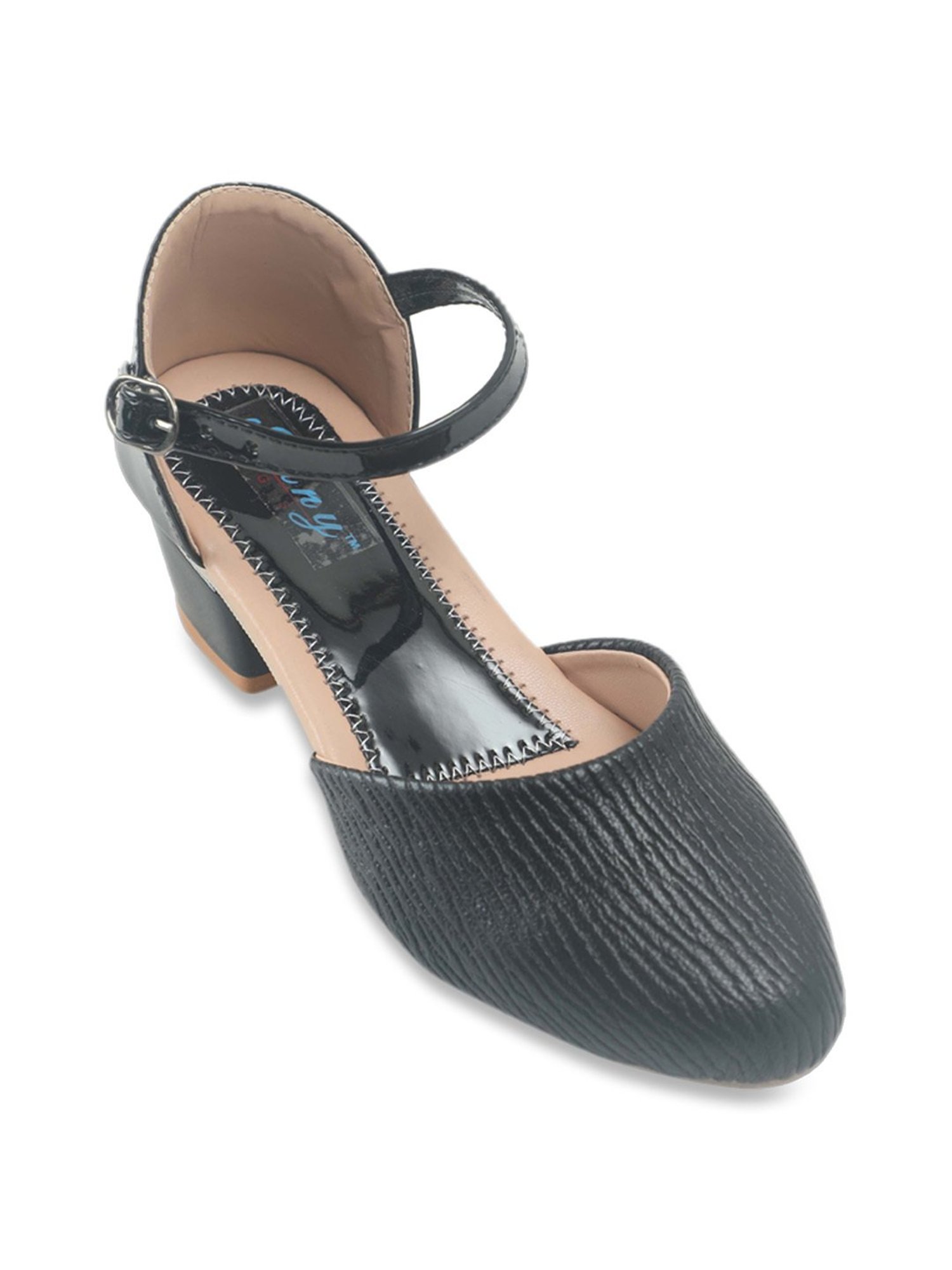 Tiny Bugs Kids Black Casual Sandals