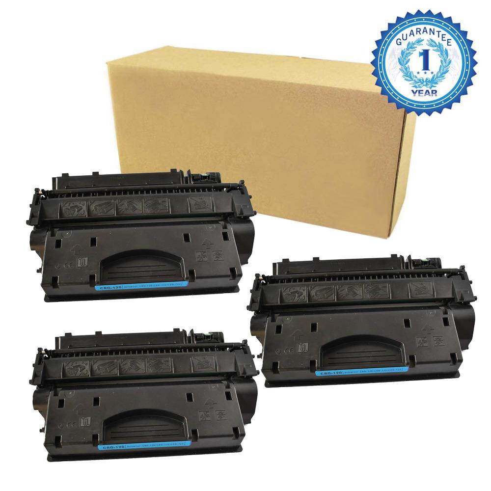 3 New CRG 120 2617B001AA Black Toner Cartridge For Canon 120 Toner Cartridge Imageclass Printer D1120 D1150 D1170 D1180 D1380 D1320 D1350 D1370 MF6680 MF6780DW