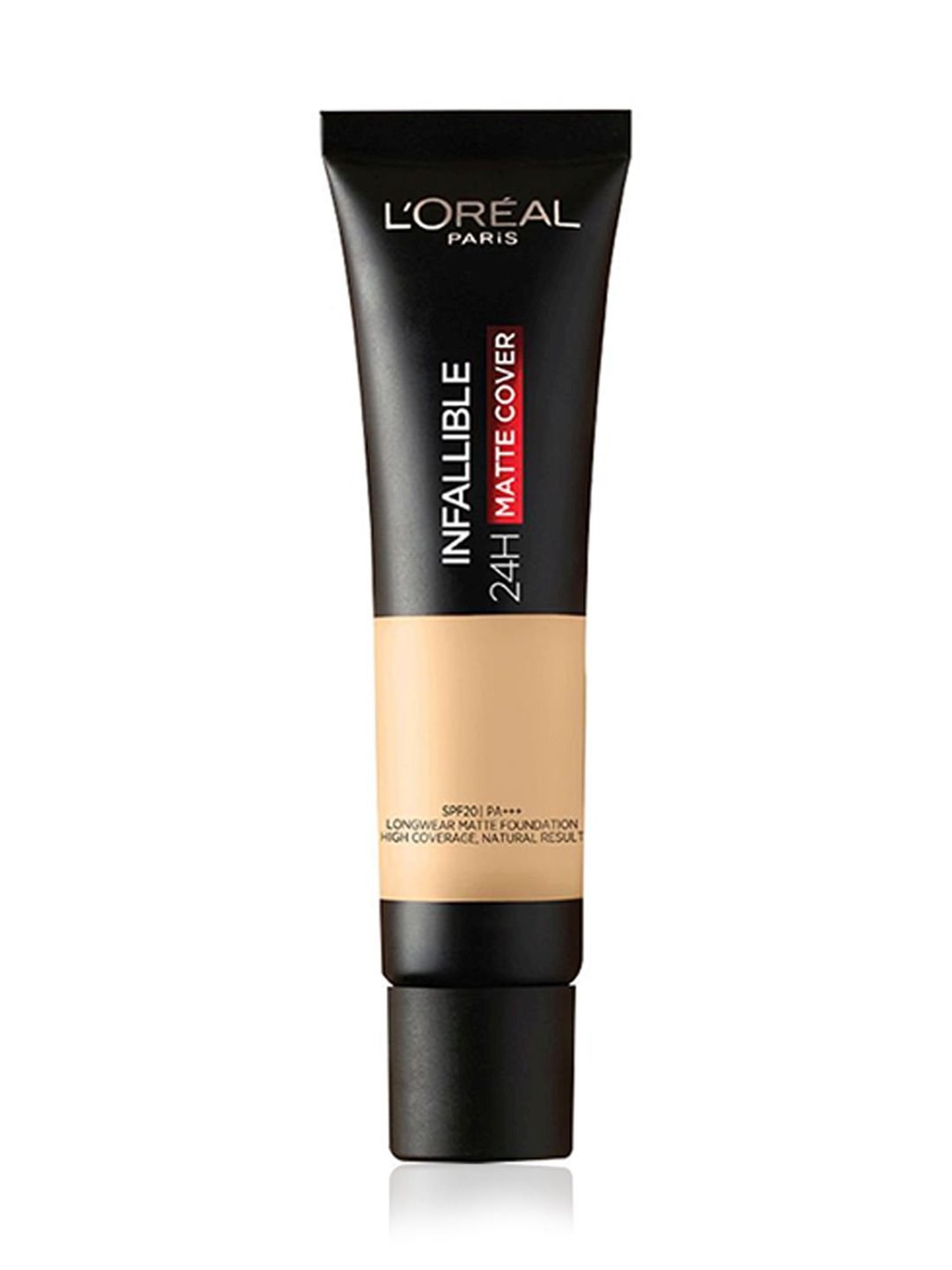 L'Oreal Paris Infallible 24h Matte Cover Liquid Foundation - 30 Light Ivory, 35ml