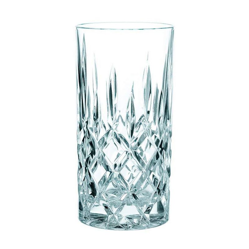 Riedel 89208 Nachtmann Nobelesse 13.2 Ounce Crystal Longdrink Table Drinkware Set with 4 Glasses