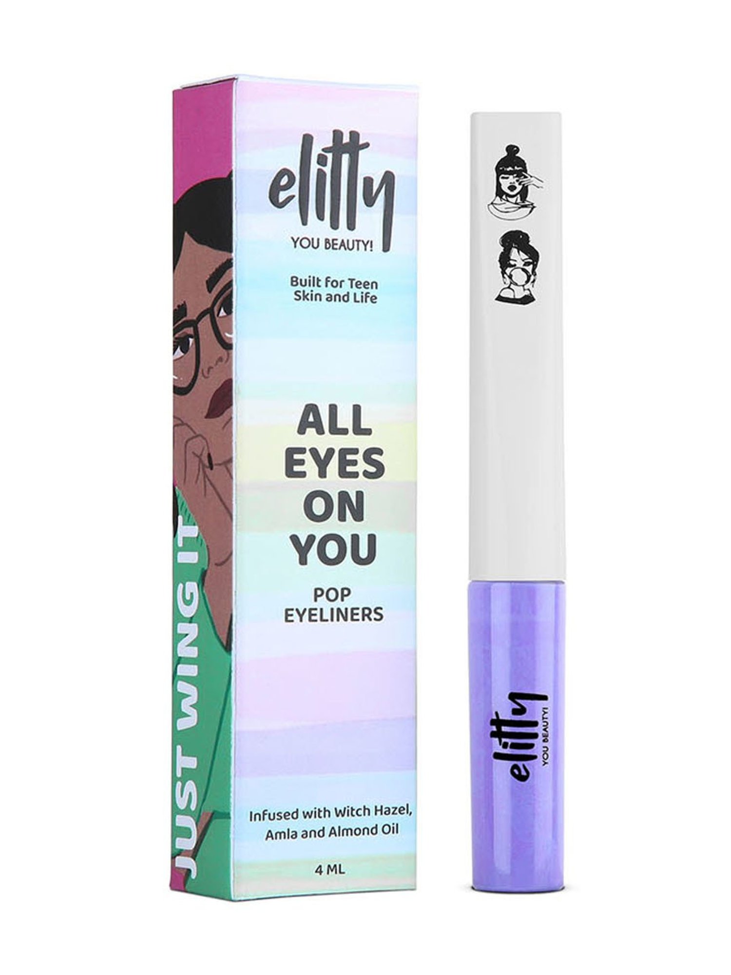 Elitty All Eyes on You Pop Eyeliner - Lilac Dreams (Matte Purple) - 4 ml