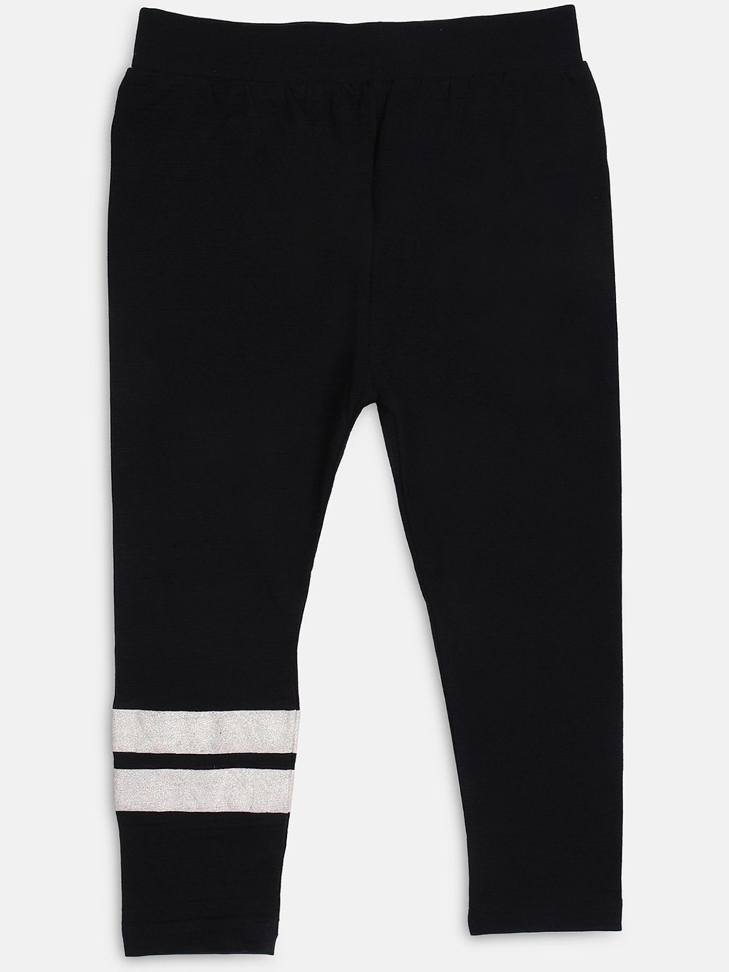 ZIAMA Girls Navy Printed Capri