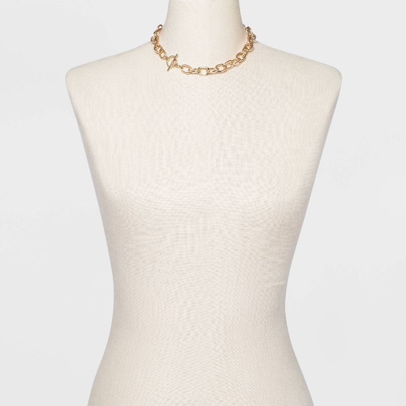 Toggle Chain Necklace - A New Day™ Gold