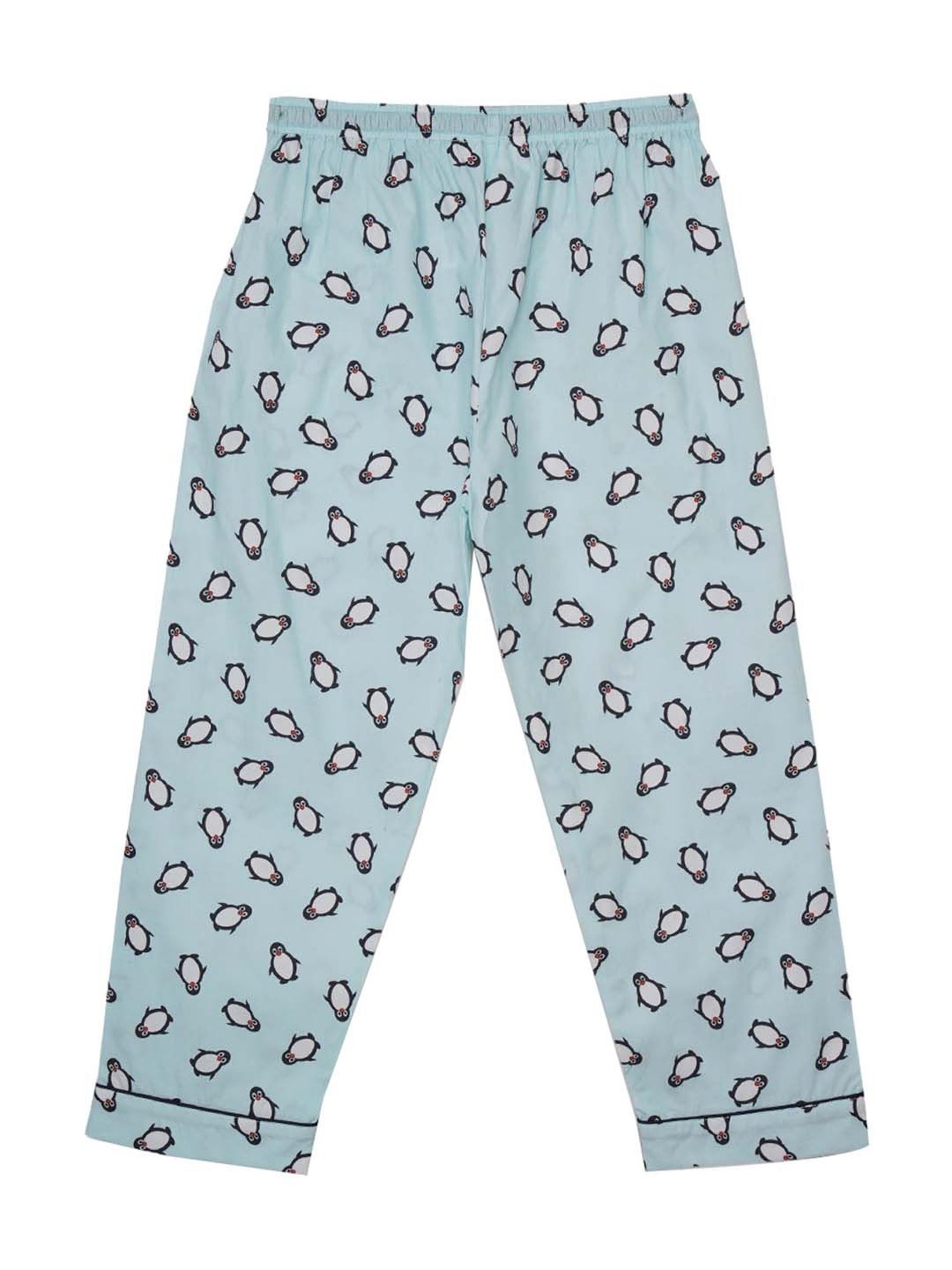 Fluffalump Boys Multicolor Cotton Printed Nightwear Top & Pants Set