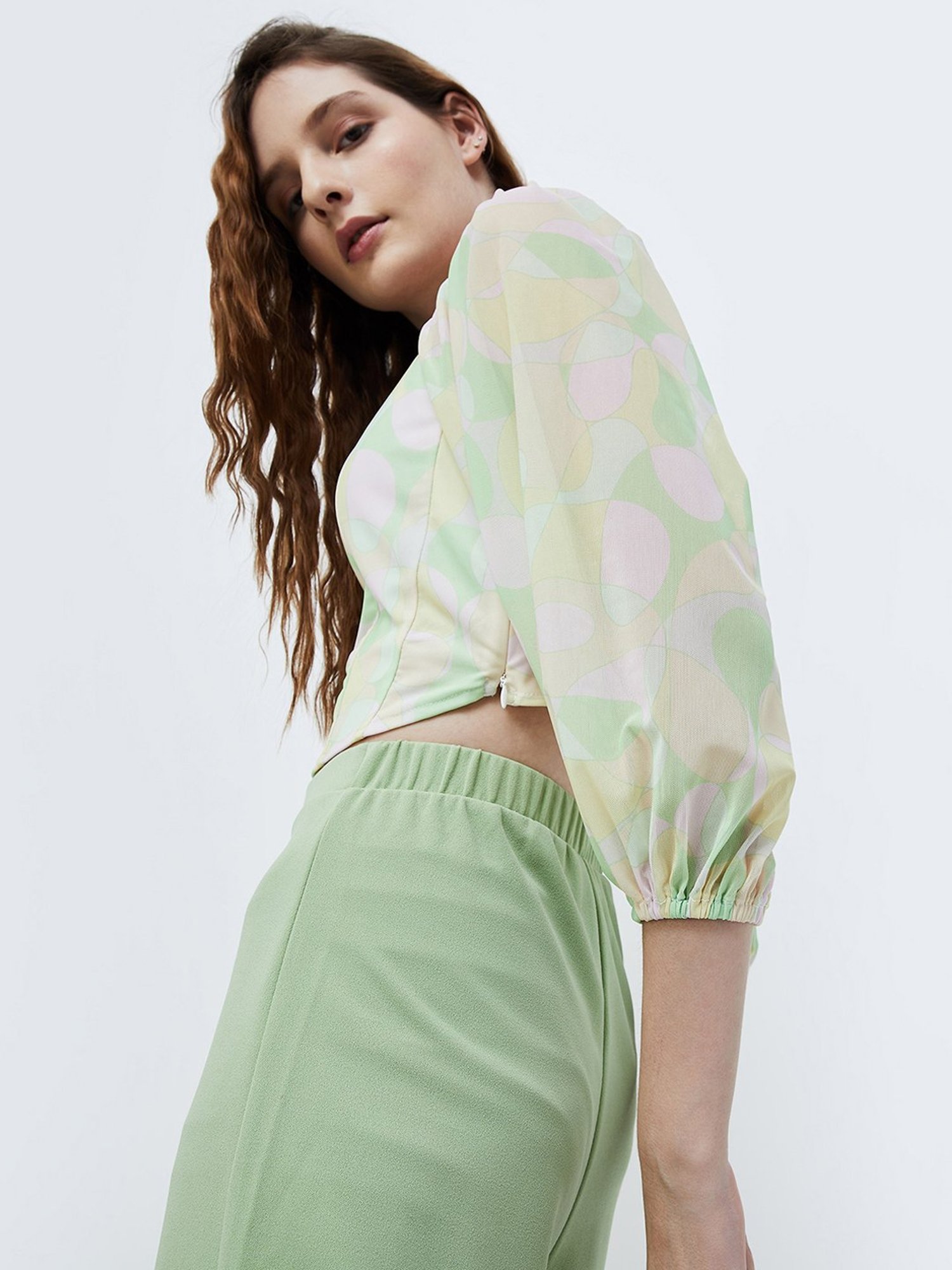 Ginger by Lifestyle Multicolored Printed Top