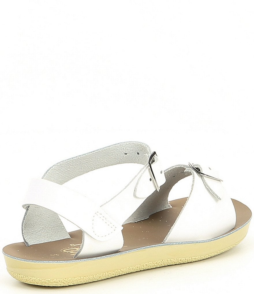 Saltwater Sandals by Hoy Girls' Sun-San Surfer Water Friendly Leather Sandals (Youth)