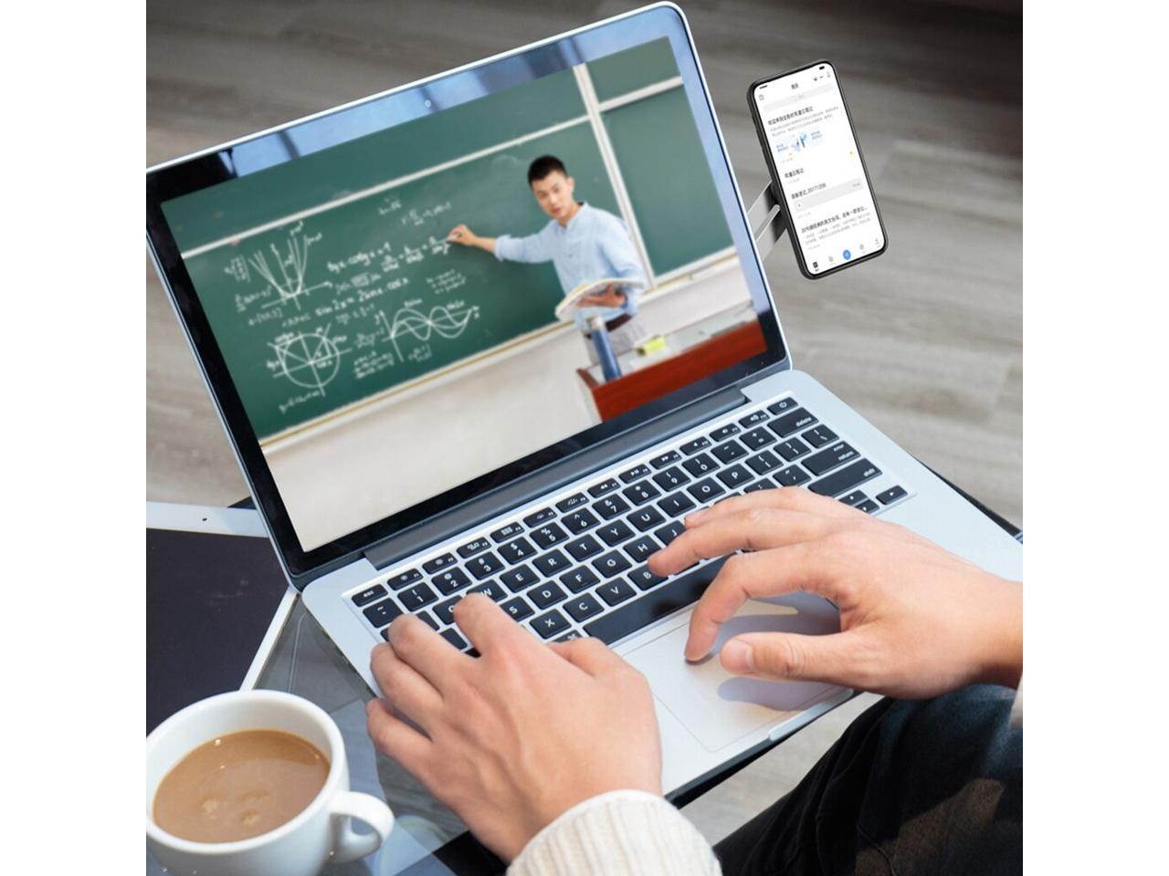 2020 New Multi Screen Support Laptop Side Mount Connects Mobile Phone Bracket Monitor Display Clip Adjustable Phone Stand Holder