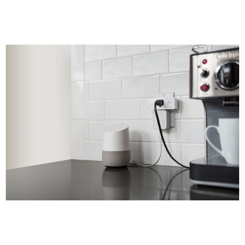 WEMO Mini Smart Outlet Plug Wi-Fi Enabled - White (F7C063)