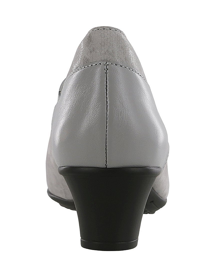 Sas Isabel Leather Block Heel Mary Jane Pumps