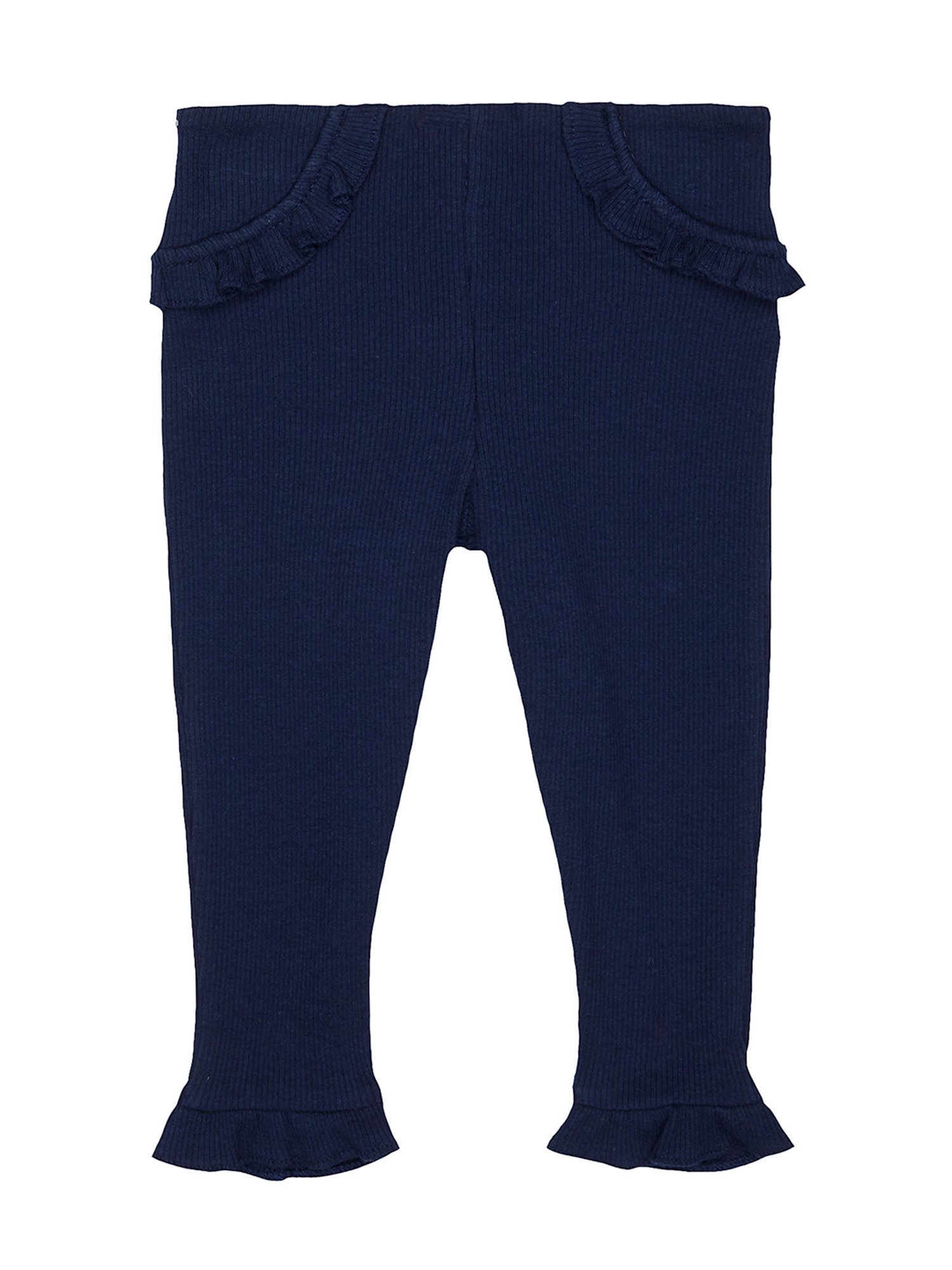 Mothercare Girls Navy Solid Leggings