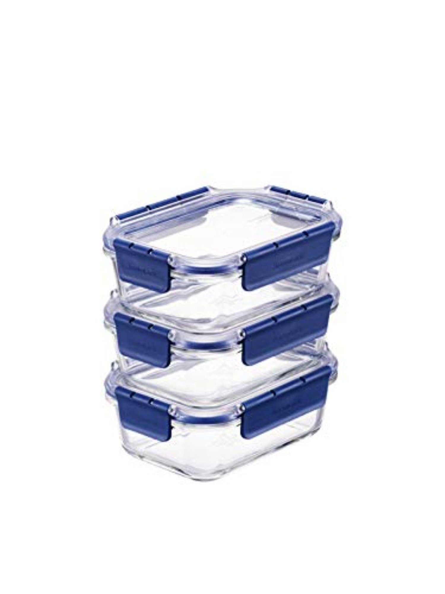 Lock & Lock Transparent Glass Airtight Containers With Lid