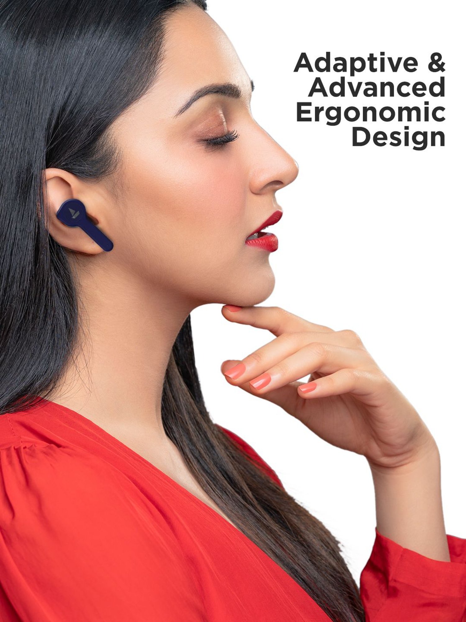 boAt Airdopes 402 True Wireless Earbuds with IPX4 Water Resistance (Bold Blue)