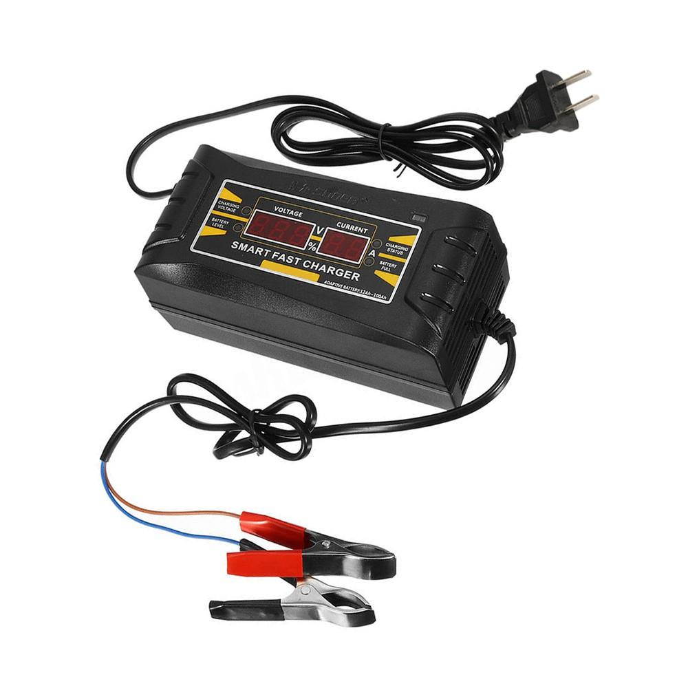 Full Automatic Car Battery Charger 110V/220V To 12V 6A/10A Smart Fast Power Charging