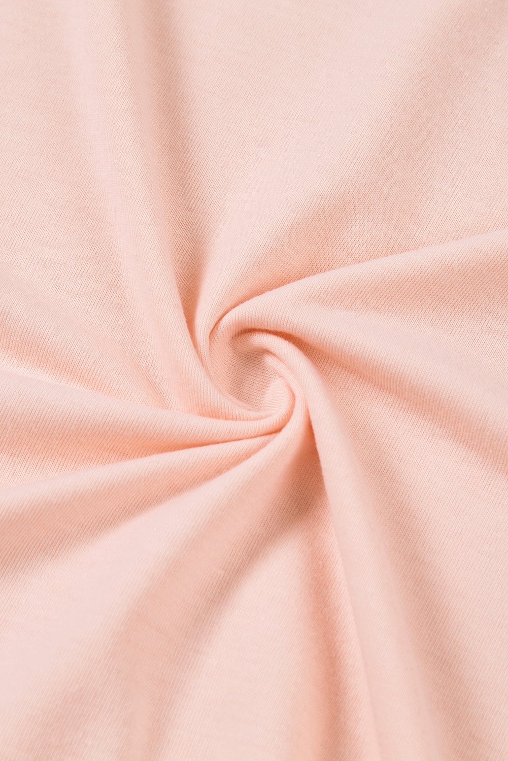 Blank T Shirt - Pink Casual Solid Color Crew Neck Tee Customized