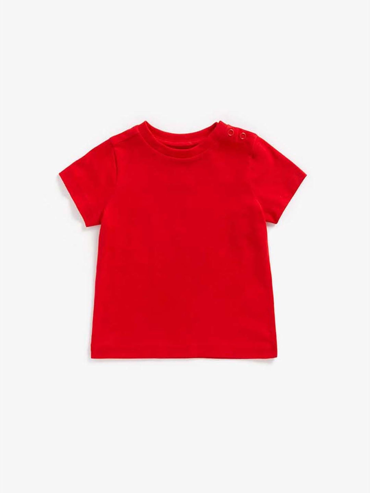 Mothercare Kids Grey & Red Regular Fit T-Shirt (Pack of 2)