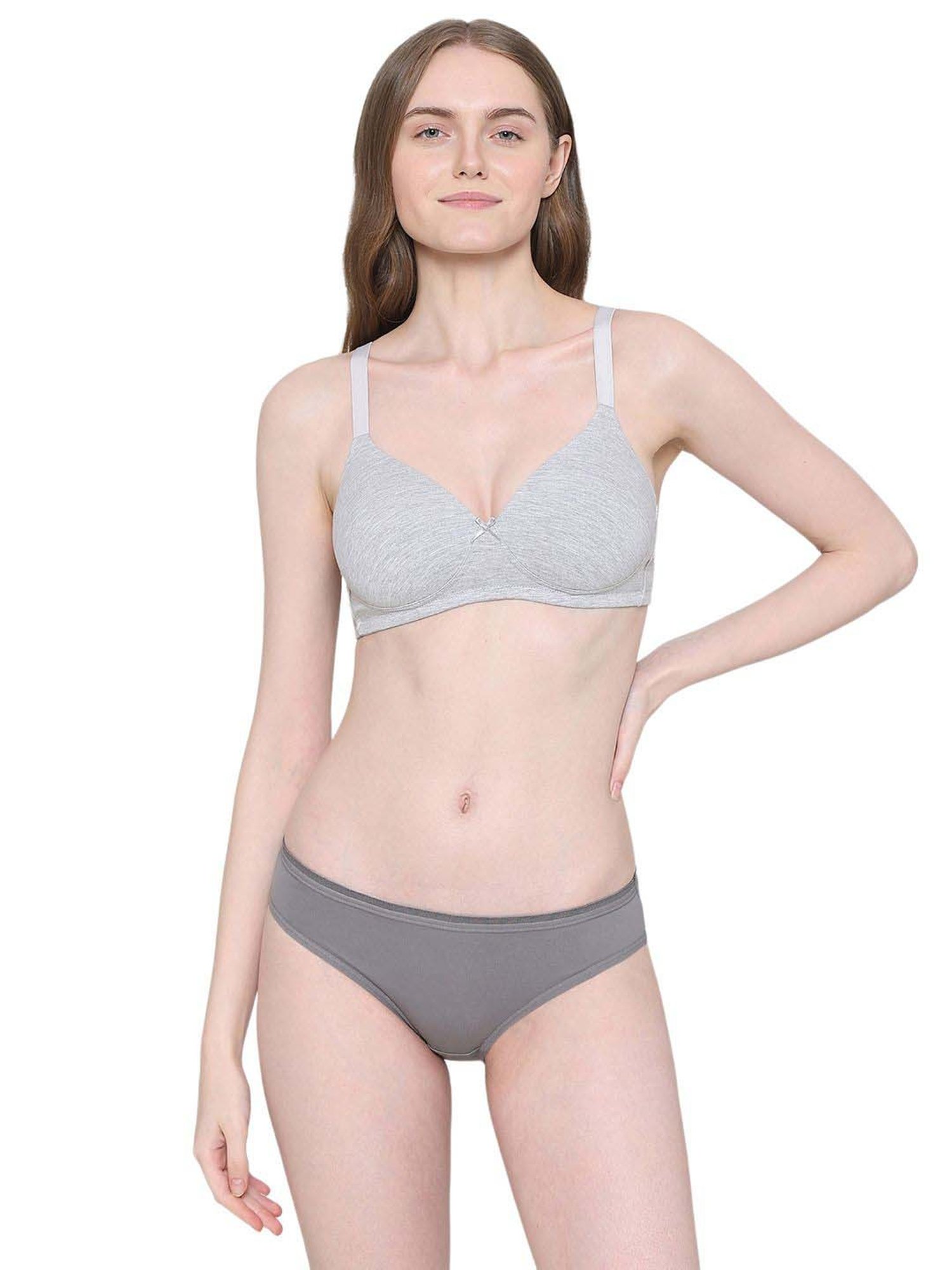 Wacoal Grey Cotton T-Shirt Bra