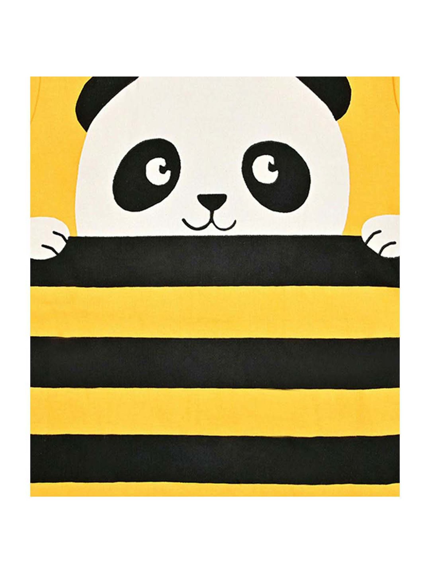 Nino Bambino Kids Yellow Cotton Printed T-Shirt