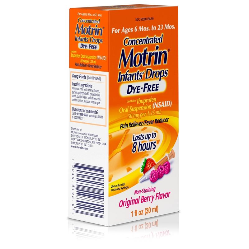 Motrin Infant Drops, Berry - 1  fl oz