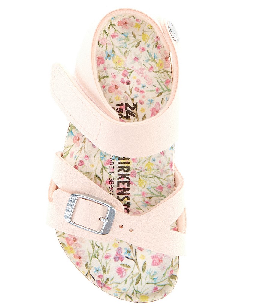 Birkenstock Girls' Colorado Vegan Leather Floral Sandals (Toddler)