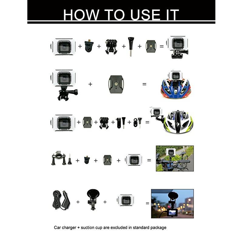 Kids Camera  Q1 Digital Video Camcorder Action Camera Rechargeable with 8G SD Card 2.0&rdquo; for 3-12 Year Old Boys and Girls Birthday Festival Gift