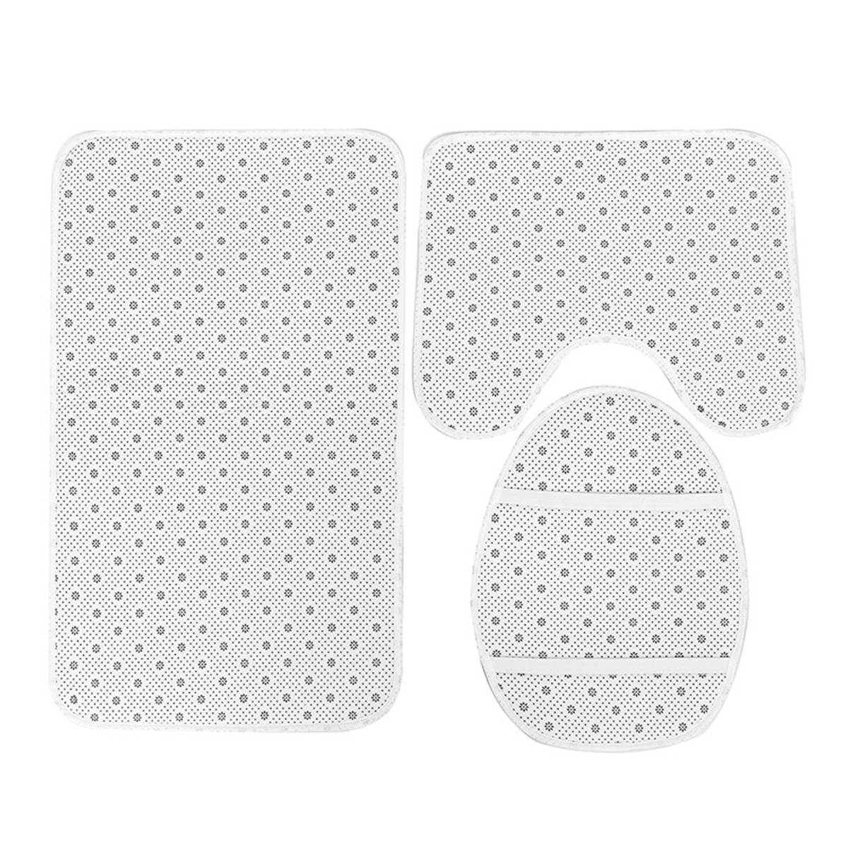 Shower Curtain Bath Pad Pedestal Rug Lid Toilet Cover Art Fashion Dolphin Type B