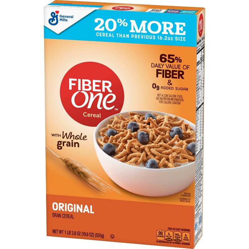 Fiber One Original Bran Breakfast Cereal 19.6oz - General Mills