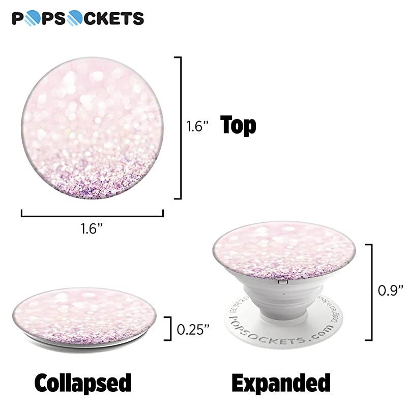 Collapsible Grip & Stand for Phones and Tablets - Holographic