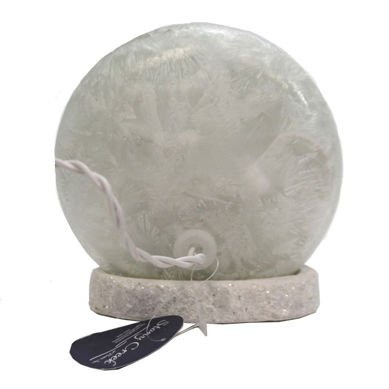 Stony Creek 5.25" Winter Orb W/Base Lit Deer Snowman Bird Bunny  -  Decorative Vases