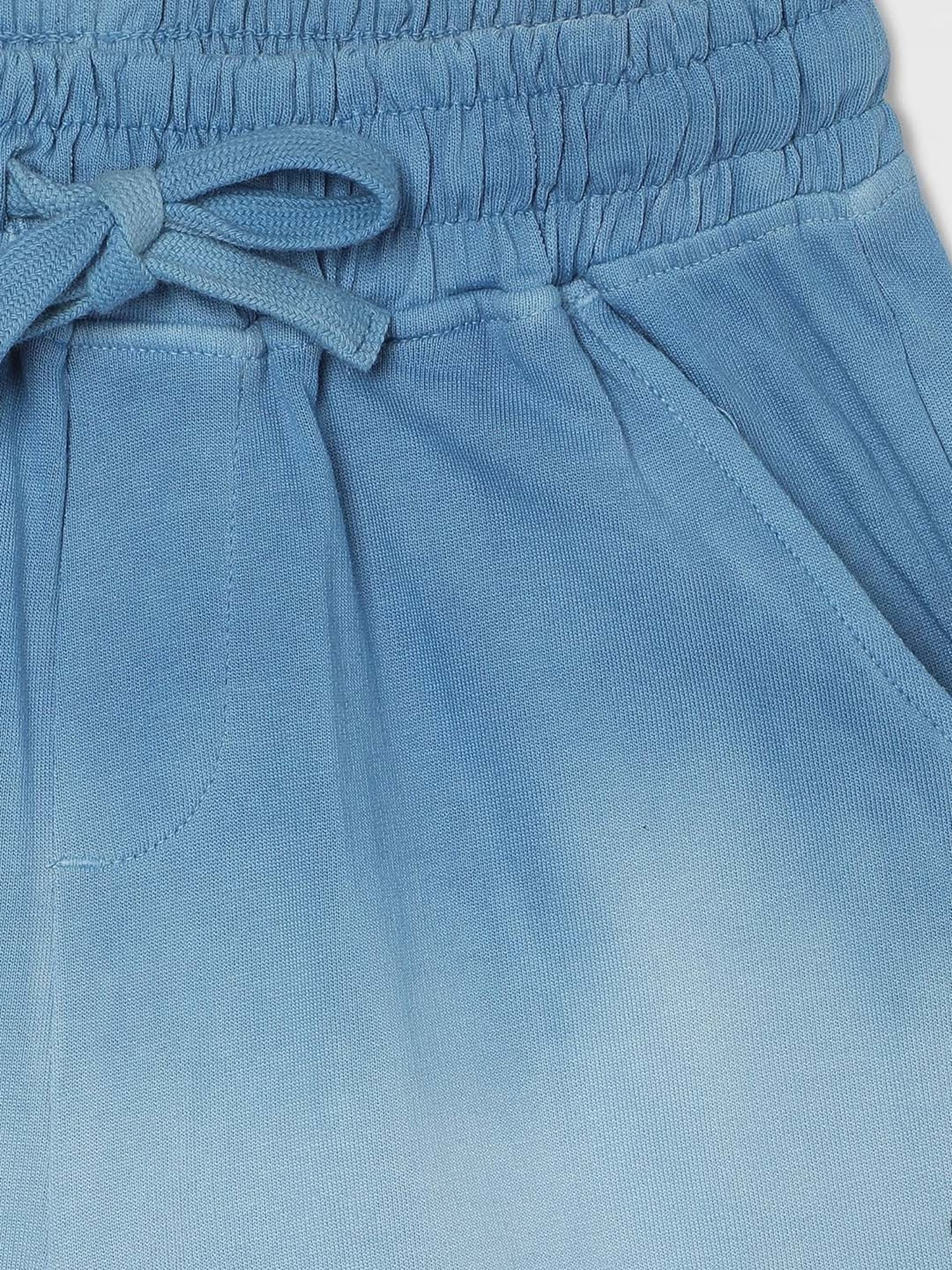 Fame Forever by Lifestyle Kids Blue Cotton Printed Shorts