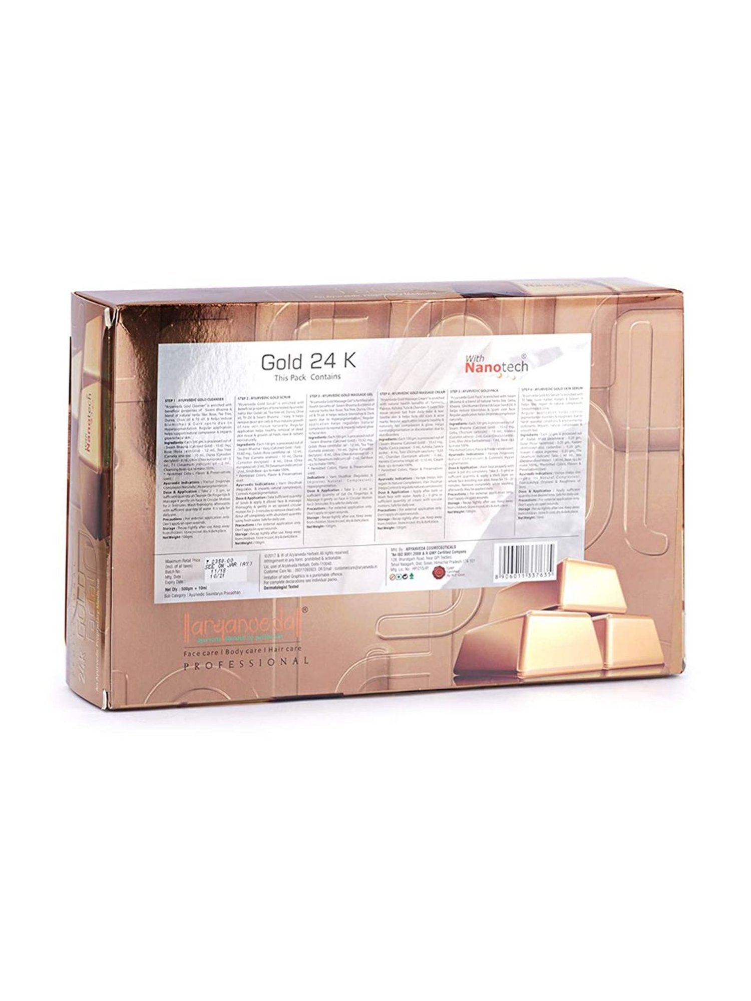 Aryanveda APS Facial Kit (Gold)