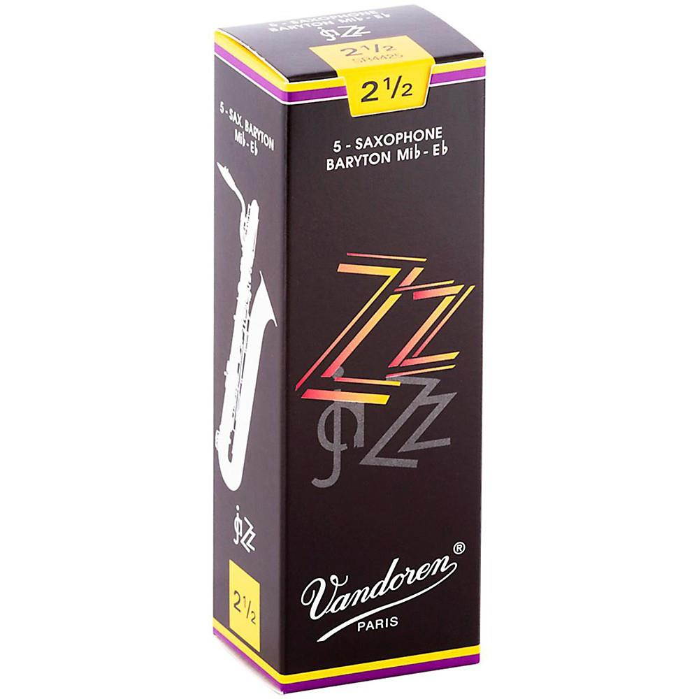 Vandoren 5 Baritone Saxophone ZZ #2.5 Reeds