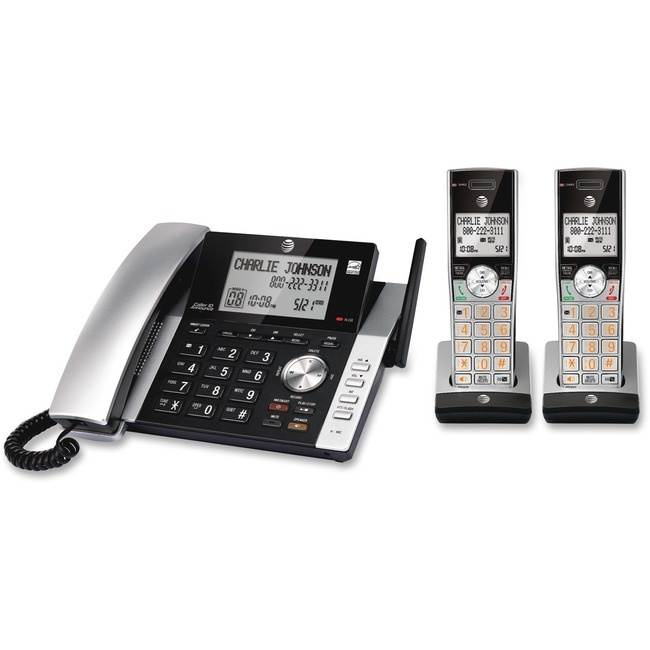 Att ATTCL84215 2 - Handset Corded & Cordless Answering System