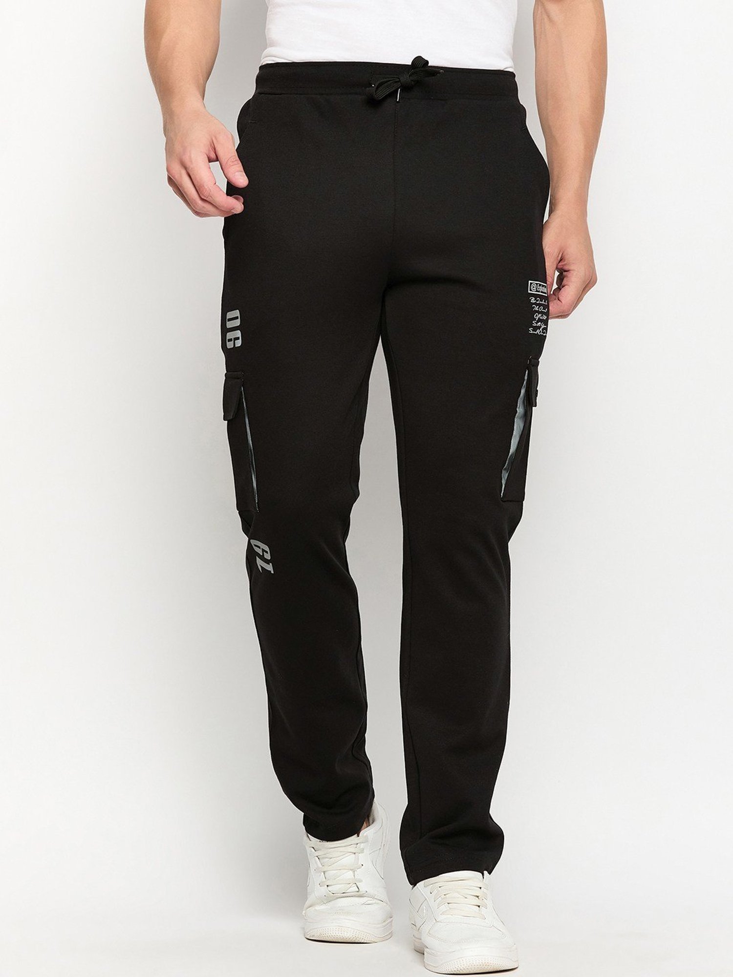 Basics Green Jogger Track Pant