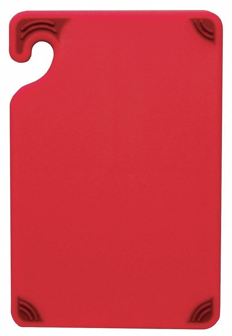 SAN JAMAR CBG6938RDGR Cutting Board,6x9,Red